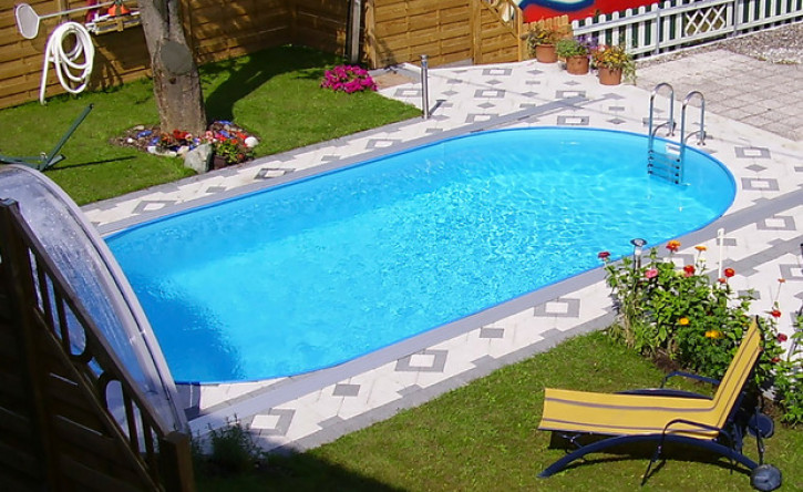 Stahlwandpool Set Styria 625 x 360 x 150 cm