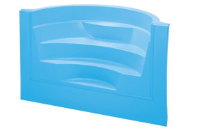 Poolset Classic + 800x400 cm, mit Bodenisolierung und Römertreppe